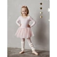 thumbnail image 5 of Petite Etoile Dancewear Toddler Girls Long Sleeve Pink Leotard-Bonus Headband for Ballet & Dance-Size 3T, 5 of 5