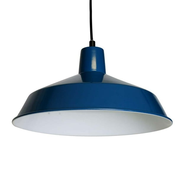 Commercial Grade Vintage Barn Blue Hanging Pendant 12 Diameter Com - Commercial Grade Pendant Light Fixtures