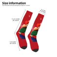 thumbnail image 3 of Saiise Mario Cm Funny Socks Men Women Boys Kids Adults Novelty Graphic Crew Tube Socks Crazy Design Casual Dress Socks for Sports,Running,Travel, 3 of 7