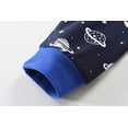 thumbnail image 7 of FEDPOP Toddler Boys Pajamas Astronaut Skateboarding Graphic Long Sleeve Sleepwear Kids Pjs Set Size 3T, 7 of 7