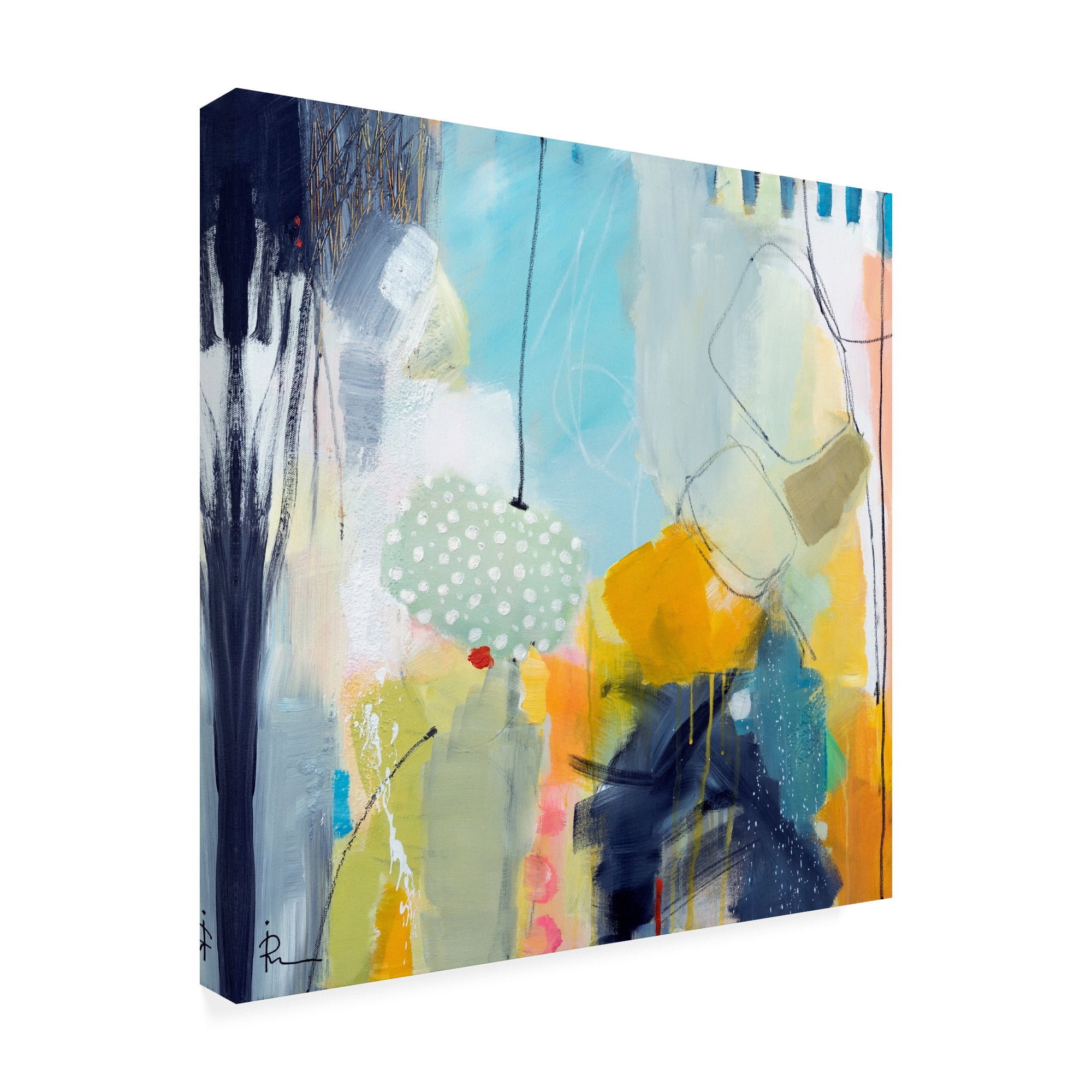Trademark Fine Art 'Ira Ivanov Paint Expression Study 23' Canvas Art by Ira Ivanov