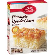 (2 pack) (2 Pack) Betty Crocker Pineapple Upside-Down Cake Mix, 21.5 oz