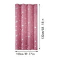 thumbnail image 2 of AUQ 2026 New Contemporary Pink Star Blackout Curtains,130Cm X 100Cm,Pink Curtains for Girls Room,Kids Curtains for Girls,Girls Curtains for Bedroom,Playroom,Nursery,Study,Home, 2 of 7