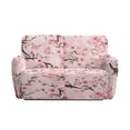 thumbnail image 3 of Xoenoiee Butterfly Cherry Blossom Print Recliner Loveseat Cover 2 Seater Recliner Slipcover Soft Polyester Couch Slipcovers 6 Pieces Form Fit Stretch Furniture Protector, 3 of 6