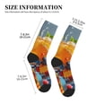 thumbnail image 3 of Vsdgher Refreshing Fruit Infused Drinks Unisex Crew Socks Lightweight Breathable Ventilation Ankle Socks, Mid-calf socks for Daily, 3 of 7