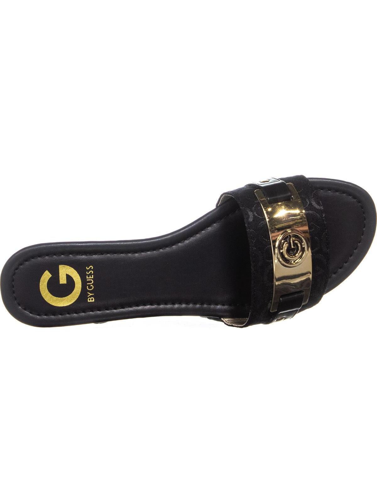 g by guess jeena slide flat sandals