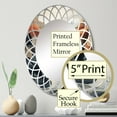 thumbnail image 3 of DESIGN ART Designart "River Flowing Waters Collage II" Modern Wall Mirror 20in.x30in., 3 of 4