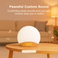 thumbnail image 4 of Reloj despertador Sound Machine Sunrise con luz nocturna REACHER R7W, 4 of 8
