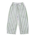 thumbnail image 2 of JTieaclothes Kids Baby Girl Minimalist Striped Pants Daily Elastic Waist Pants,Boys Pants Sizes 18-24 Months, 2 of 6