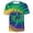 a-K18234, variant on Mens Short Sleeve Tie Dye Spiral Print TShirts Colorful Gradient Crewneck Loose Fit Tees For Summer Beach Daily Wear Multicolor XXXL