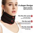 thumbnail image 3 of Soporte para la cabeza cervical, soporte para la cabeza para los ronquidos, soporte para la cabeza de espuma suave para dormir, soporte para la cabeza para el dolor de cuello, soporte negro, 3 of 4