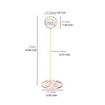 thumbnail image 4 of facefd 12pack/lot Your In Style Durable Table Card Holders Gifted Easy Simple Fashionable Place Holder For Card Holders rose gold, 4 of 9