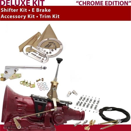 American Shifter AOD Shifter Kit 6 in. E-Brake Cable Clamp Clevis Trim Kit for C82B1