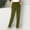 *Green, variant on ClodeEU Women's Elastic Waist Pants With Pockets,Stright Leg Baggy Casual Comfortable Trouse Khaki,Womens Plus XXL