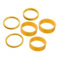 thumbnail image 1 of 6 pieces bicycle headset spacer set mountain bike headset bicycle spacer headset spacer bicycle headset base aluminum alloy golden, 1 of 5