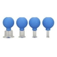 thumbnail image 1 of Silicone Vacuum Suction, Glass Cupping Tool Reduce Cellulite Skin Lifting 4pcs Portable Promote Blood Circulation  For Shoulder Blue, 1 of 8