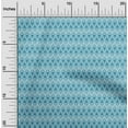 thumbnail image 2 of oneOone Cotton Flex Teal Blue Fabric Asian Ikat Quilting Supplies Print Sewing Fabric By The Yard 40 Inch Wide, 2 of 4