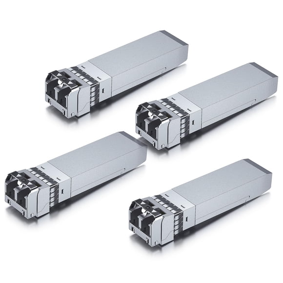 10Gtek 10GBase-SR SFP+ LC Transceiver, 10G 850nm Multimode SFP Module, up to 300 Meters, for Cisco SFP-10G-SR, Meraki MA-SFP-10GB-SR, Ubiquiti UniFi UF-MM-10G, Fortinet,