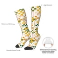 thumbnail image 5 of Knee High Socks for Men and Women, Lemon pattern Althletic Compression Socks, Support Long Tube Socks for Outdoor Sport, Calf Socks, High Stockings for Women Men, 5 of 7