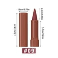 thumbnail image 3 of Gradient Lip Liner Matte Lipstick Soft Velvet Texture Long-Lasting Wear Chocolate Shade Smooth Application Comfortable Wear, 3 of 8