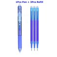 thumbnail image 1 of 0.7mm Magic Erasable Pen Press Gel Pen Set 8 Colors Erasable Refill Rod Gel Ink Stationery Retractable Pens Washable Handle Rod Blue-1pens-3refills, 1 of 6