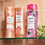 Suave Keratin Infusion Smoothing Shampoo For Frizzy Hair, 48HR Frizz Control, 12.6 FL OZ