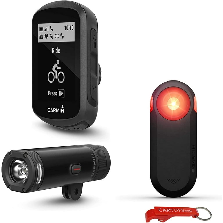 for Turn Headlight Computer, Edge Light to RTL515 Bike Bundle. and Safe Bike Road Plus Cyclist\'s You Tail GPS Trails, Smart 800 Prompts Garmin Radar Radar 130 Rear and Alerts UT Varia
