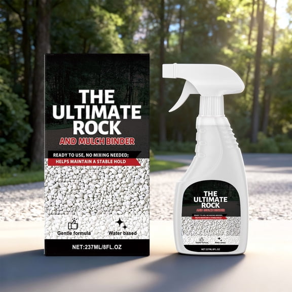 Mulch Glue For Landscaping, Rock Glue For Landscaping, Gravel Glue, 237ml Trade Strength Adhesive For Pebbles Stones Stabilization