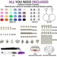 thumbnail image 2 of 6000 pcs Clay beads for bracelet making, 24 colors flat round, 2 of 3