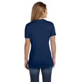 thumbnail image 2 of Hanes Womens Nano-T V-Neck T-Shirt, XS, Vintage Navy, 2 of 3