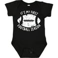 thumbnail image 3 of Inktastic It's My 1st Football Season Distressed Boys or Girls Baby Bodysuit, 3 of 5