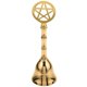 thumbnail image 1 of Divination Handheld Bell Ritual Handheld Bell Restaurant Service Bell Countertop Bell Tarot Bell, 1 of 4