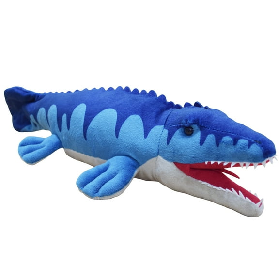 Realistic Mosasaurus Stuffed Animal Plush Toy, Lifelike Mosasaurus Animal Plushies, Simulation Dinosaur Doll