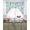 Teal Green, variant on Teal Red Coastal Swag Valances for Windows, Small Curtains Drapes, Nautical Seahorse Beach Coral Starfish Kitchen Window Curtains Over Sink Window Treatment Valance for Bedroom/Bathroom 56"x36"