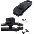 thumbnail image 3 of 5 piezas de clip reutilizable impermeable de tela de nylon hebilla de tienda, clip de tiburón de toldo de tienda, multifuncional y práctico para camping al aire libre, clip de cuerda de viento Acce Feliz Sencillez, 3 of 5