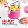 thumbnail image 6 of Dash Hot2Go™ Personal Food Warmer, 20oz Capacity, Hot Pink, 6 of 7