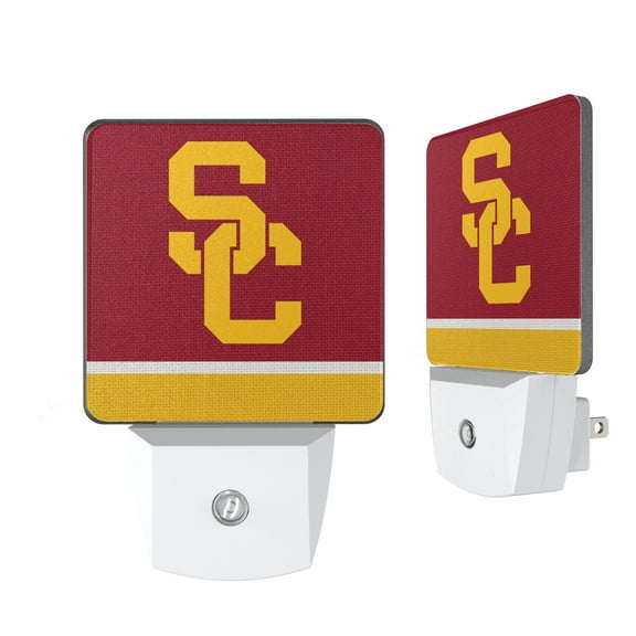 USC Trojans Stripe Design Nightlight 2-Pack