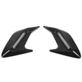 thumbnail image 4 of Hood Side Air Vent Trim, Side Air  Sticker Left Right Weatherproof Anti Rust 2PCS Universal  For Car Modification Black, 4 of 8
