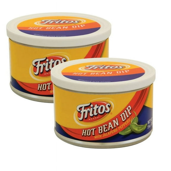 Fritos 2PACK Hot Bean Dip with Jalapeno Peppers,