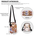 thumbnail image 6 of HELLHERO Crossbody Sling Bags for Adults Outdoor Daily Use Deep Red Roses Underarm Shoulder Bag Double Layer, 6 of 7