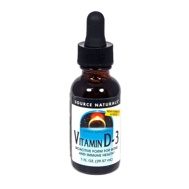 Source Naturals - Vitamin D3 Liquid 2000 IU - 1 oz. - Walmart.com ...