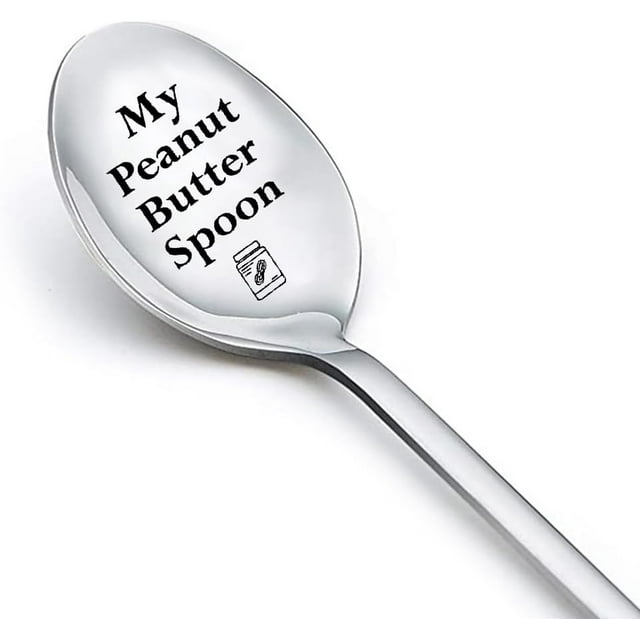 Peanut Butter Spoon Gifts for Best Friend Birthday Gifts for Women Daughter Christmas Gifts for Her Wife Girlfriend Stocking Stuffers for Girls Boys Boyfriend Husband Gifts for Men Dad Mom Gift Ideas
