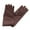 Brown, variant on Premium Solid Color Wrist Length Short Satin Wedding Party Prom Bridal Gloves