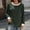 #427-Green, variant on Craaazy Womens Shirts Striped Ribbed Knit Casual Pullover Crew Neck Long Sleeve Loose Fit Top Gifts For Women