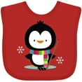 thumbnail image 3 of Inktastic Hockey Christmas Penguin Boys or Girls Baby Bib, 3 of 4