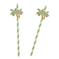 thumbnail image 4 of Paja de árbol , paja de árbol , Luau Tropical, paja a rayas, paja para beber, Decor Gloria Paja de árbol de coco, 4 of 9