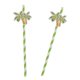 thumbnail image 1 of 10pcs Coconut Tree Striped Party Favor Green Soledad Paja de árbol de coco, 1 of 9