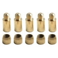 thumbnail image 1 of 5pcs Shelf Support Studs Pegs Pins 8-9mm Cabinet Bracket gold, 1 of 9