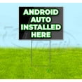 thumbnail image 1 of Android Auto Installed Here (18" x 24") Yard Sign, Includes Metal Step Stake, 1 of 6