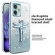 thumbnail image 2 of For Motorola Moto G64 5g/g54 5g Case Dragonfly Kickstand Tpu Flowers Glitter Phone Cover, 2 of 5
